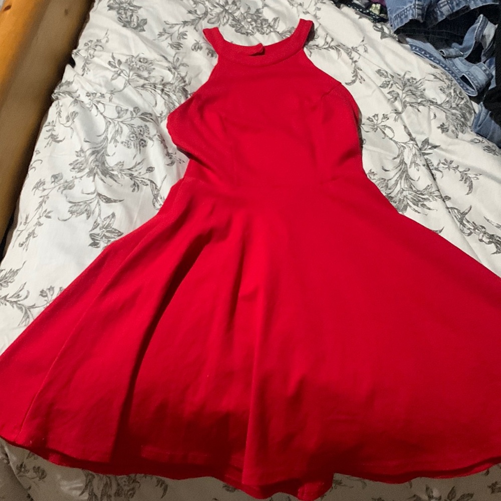 Red dress